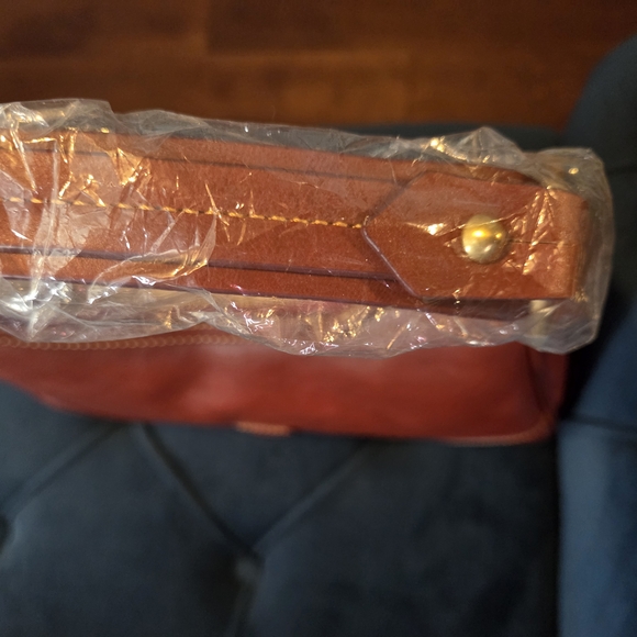 Dooney And Bourke Harrison Hobo In Ginger - Picture 8 of 10